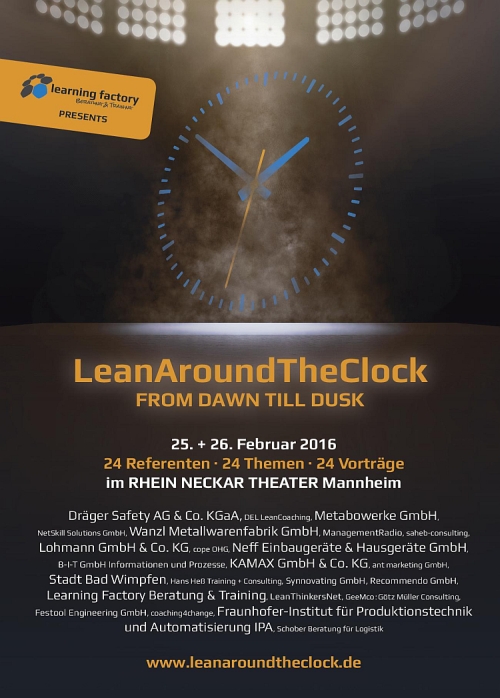 Read more about the article Lean around the clock – 24 Vorträge an 2 Tagen
